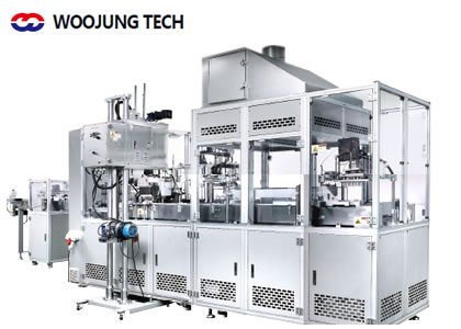 全自動口紅充填機・成型機、全自動パウダープレス機（Woojung Tech Co.,Ltd.）